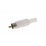 RCA/Tulp plug mannetje Wit