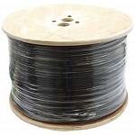 Kabel RG59+12V-ZWART ROL 300M