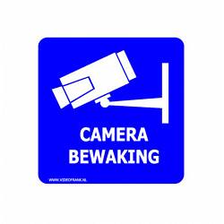 Camera Bewaking Sticker (Glas)