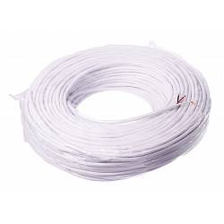 Combicoax RG174 Wit +12V RESTANT 25 meter