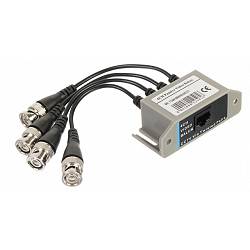 Video Balun 4 kanalen HD-CVI 1