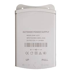 12V/2000mA Stroomadapter Outdoor 1