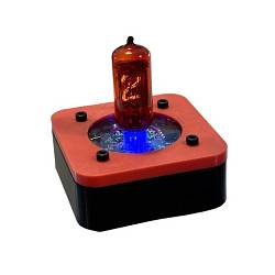 Nixie Klok Z570M-1-V2 Zwart/Rood