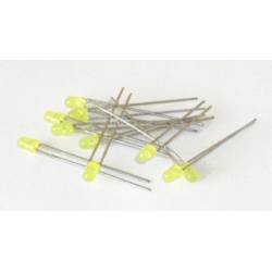10 x led 3mm geel