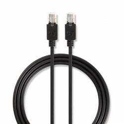 UTP CAT5e Zwart Kabel Vol-Koper 5 meter